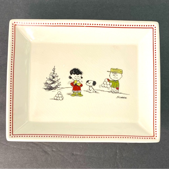Peanuts Holiday Hallmark Peanuts Snack Trays Charlie Brown Lucy